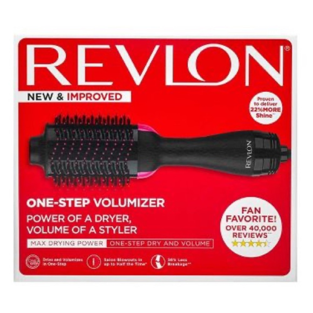 Revlon Salon One-Step Hair Dryer and Volumizer Hot Air Brush